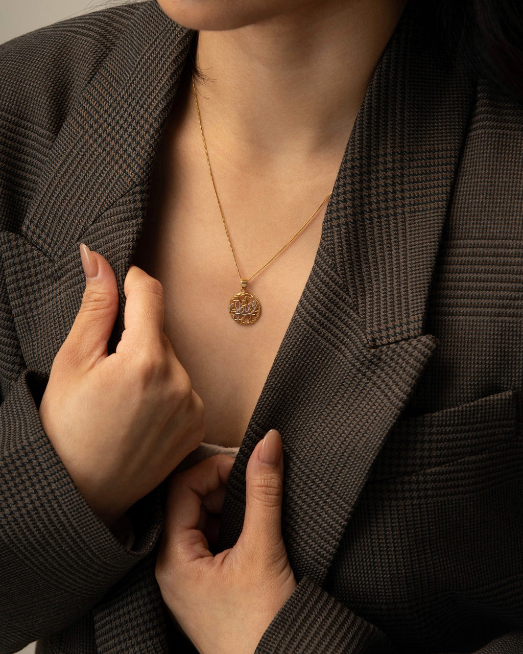 Amour Medallion Necklace