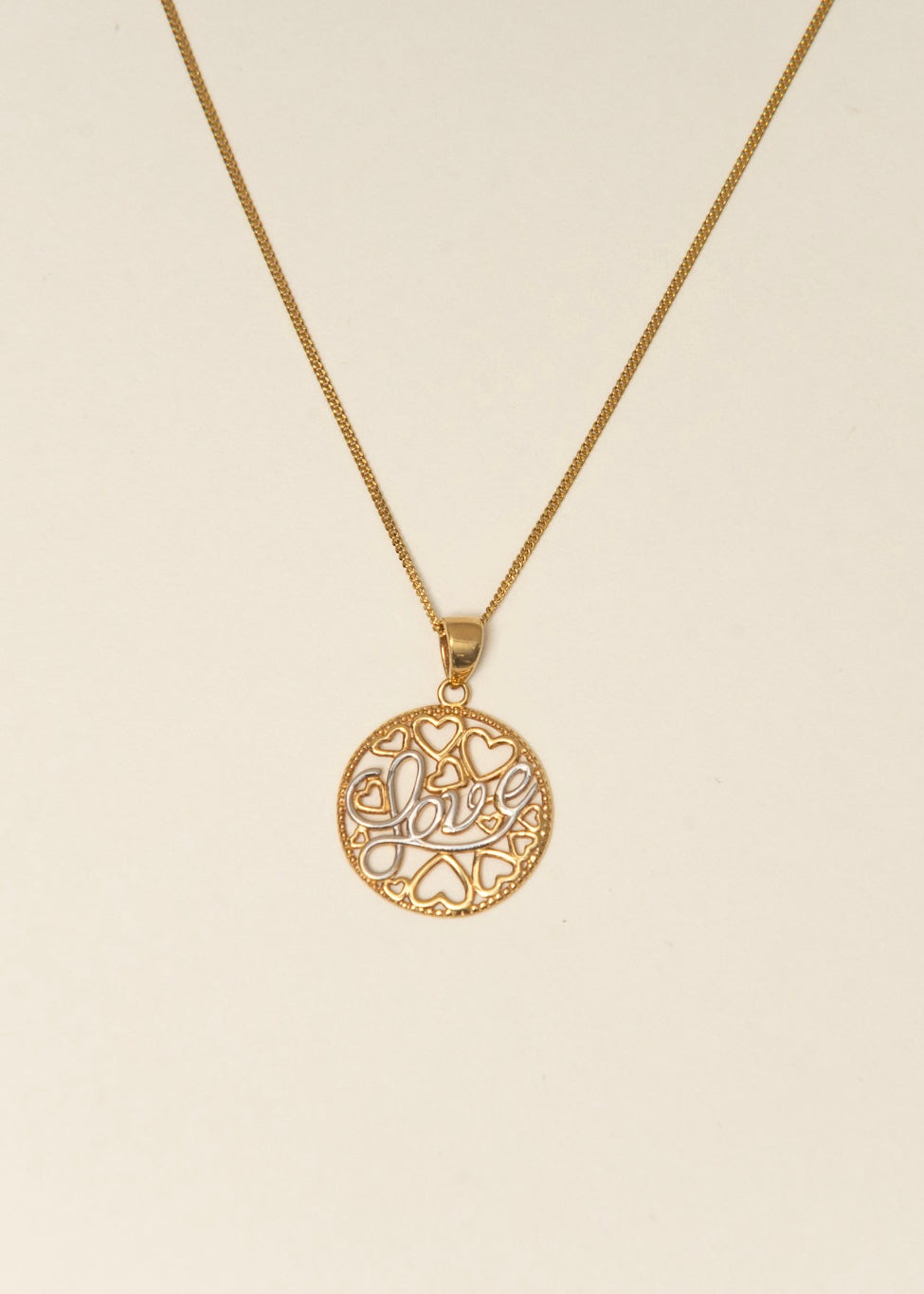 Amour Medallion Necklace