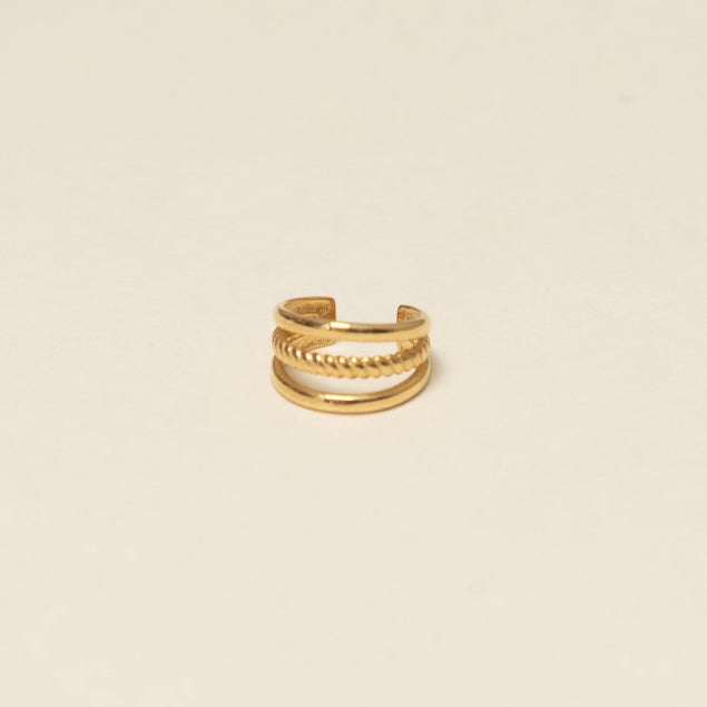 Noor Ear Cuffs (Triple Band)